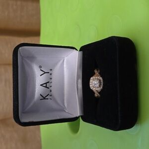 Previously Owned 7/8 ct tw Diamonds 14K Rose Gold Neil Lane Engagement Ring